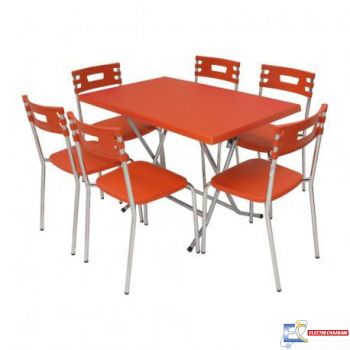 Table RECTANGULAIRE 110x60 cm - Orange - TC0051