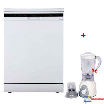 Lave Vaisselle BRANDT DFP129DW 12 Couverts - Blanc + Blender Galaxy Offert