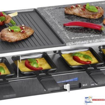 RACLETTE GRILL 2-EN-1 CLATRONIC RG 3518