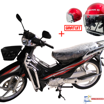 Motocycle SENKE SK 110 107 cm³ - NOIR + Repose pied - Carte Grise Offerte
