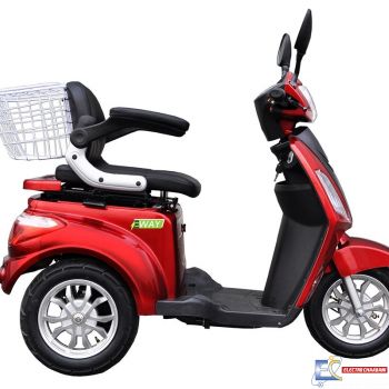 Escooter Tricycle ZIMOTA Electrique THREE - Rouge