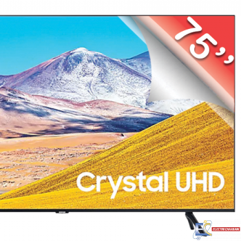 Téléviseur Samsung 75" UHD 4K Crystal TU8000 Smart - UA75TU8000U + Casque SAMSUNG LEVEL U2