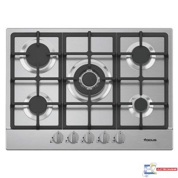 Plaque De Cuisson Focus 5 Feux 70Cm Inox - F.4078XS