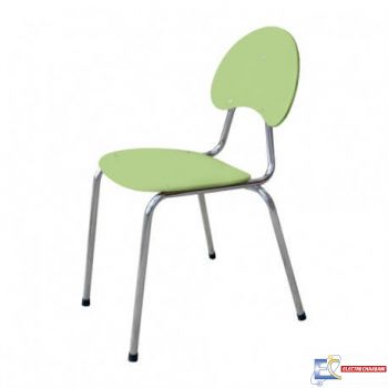 Chaise Chromé SOTUFAB Familia Assise Pistache - CHC0019PIST