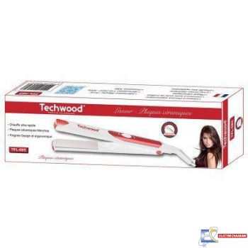 FER À LISSER TECHWOOD TFL-085 BLANC / ROUGE