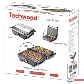 GRILL VIANDE / PANINI TECHWOOD TGD-090 INOX