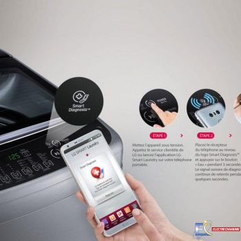 Lave-linge Top LG 7kg T7588NEHPA