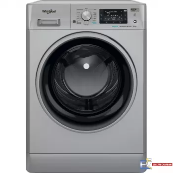 Lave Linge Whirlpool Frontale FFWD 9248 SBS V N -9kg - 1200Tours/min - 6ème sens - Silver + Det Gel 2.5L + Det En Poudre 3.5Kg