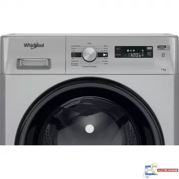 Lave Linge Whirlpool Hublot 7 kg - 1200 Tours/min - 6ème sens - Silver - FFWS 7235 SB NA