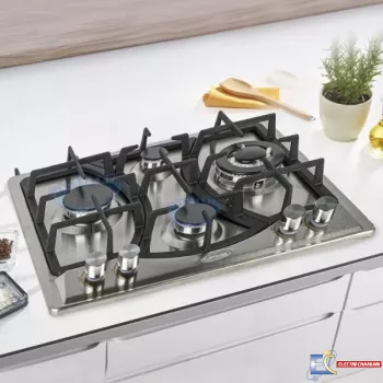 Plaque de Cuisson Florence  FH-401SC 4 Feux - Inox - Fonte