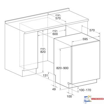 Lave Linge Encastrable FOCUS FILO.1372 - 8Kg - 1200 tr