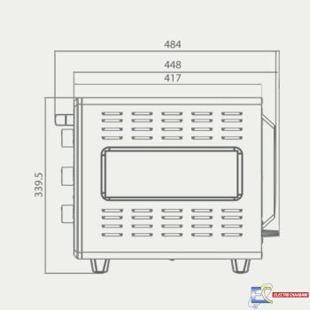 Four Électrique Ventilé FOCUS F.60G 60L - Gris
