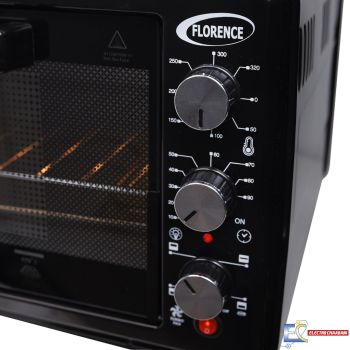 Four Électrique Florence F45500 - 52L - 1616W – Ventilé - Noir