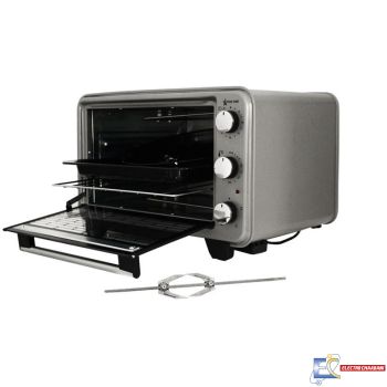 Four Électrique STARONE KF-5375 - Tourne Broche - 36 Litres - Silver