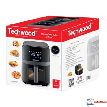 Friteuse Sans Huile TECHWOOD TFR-866SHD 8L - 1700 W  - Noir