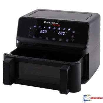 Friteuse Sans Huile TECHWOOD Duo CS-945 9L - 1700W - Noir