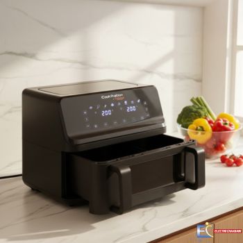 Friteuse Sans Huile TECHWOOD Duo CS-945 9L - 1700W - Noir