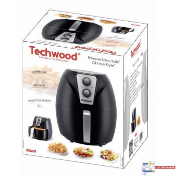 Friteuse TECHWOOD sans huile 1300W -Noir - TFR-306SH