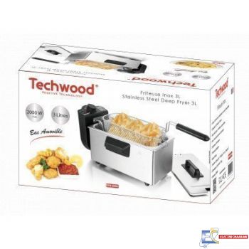 Friteuse TECHWOOD 2000 Watt - 3 Litres - Inox - TFR-3000