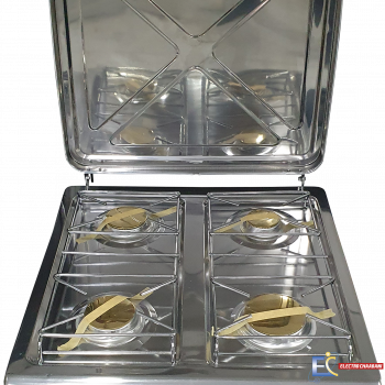 Réchaud a Gaz 4Feux STARONE - Inox