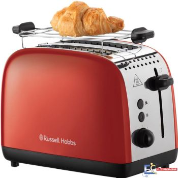 GRILLE PAIN RUSSELL HOBBS 26554-56 COLOR PLUS - 2 fentes - 1600W - Rouge