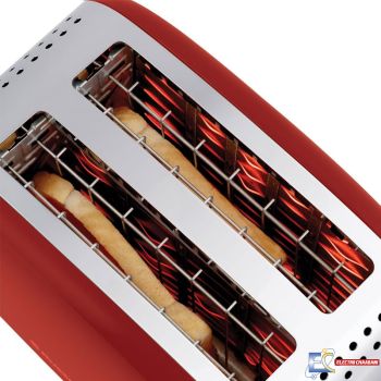 GRILLE PAIN RUSSELL HOBBS 26554-56 COLOR PLUS - 2 fentes - 1600W - Rouge