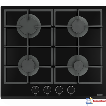 Plaque de Cuisson Encastrable INFINITY H6002P07B   - Fonte - 60Cm - Thermocouple -Vitro Noir