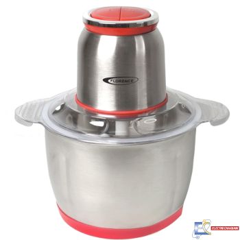 Mini hachoir FLORENCE AT-7002 1000W - Inox / Rouge
