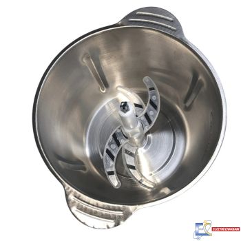 Mini hachoir FLORENCE AT-7002 1000W - Inox / Rouge