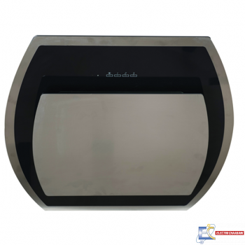 Hotte Décorative MONTBLANC 60 cm - Inox/Noir - HDI60BLX