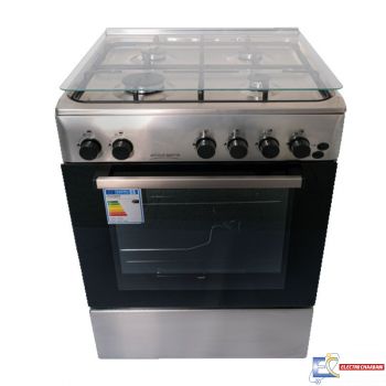 Cuisinière à Gaz ARTHUR MARTIN AME60IX 60cm 4 Feux Avec Four Électrique - Inox