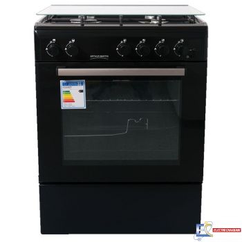 Cuisinière à Gaz ARTHUR MARTIN AMG60N 60cm 4 Feux - Noir