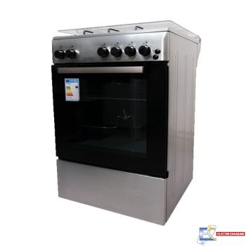 Cuisinière à Gaz ARTHUR MARTIN AME60IX 60cm 4 Feux Avec Four Électrique - Inox