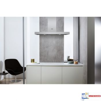 Hotte Décorative Murale Whirlpool WHBS 93 F LE X 90cm - Inox