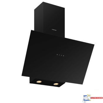 Hotte Décorative SILVERLINE 3481.60N - Vitro Noir - 60 cm