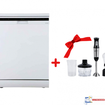 Lave Vaisselle BRANDT DFP129DW 12 Couverts - Blanc + Mixeur Plongeant 3 En 1 Inox Offert