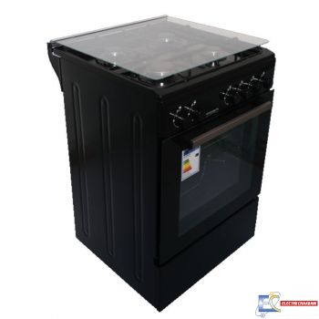 Cuisinière à Gaz ARTHUR MARTIN AMG60N 60cm 4 Feux - Noir