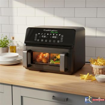 Friteuse Sans Huile TECHWOOD Duo CS-945 9L - 1700W - Noir