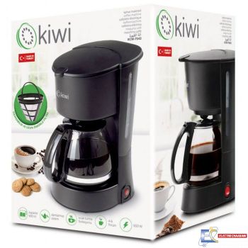 Cafetière Electrique KIWI KCM-7540 680W 10 Tasses - Noir