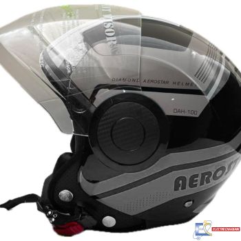CASQUE AEROSTAR DEMI PULSE D3 XL - NOIR / GRIS
