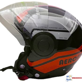 CASQUE AEROSTAR DEMI PULSE D3 XL - NOIR / ORANGE
