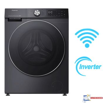 Lave Linge séchante HISENSE WDSE1214VJMWB Smart Inverter - 12Kg - Inox