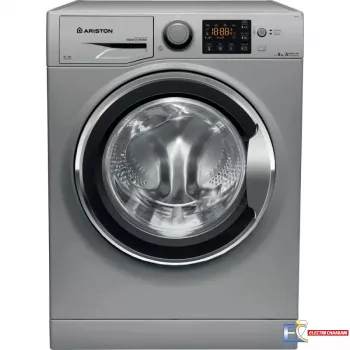 LAVE LINGE FRONTALE ARISTON 9KG SILVER 1400 tr/min - RPG 9447 SX EX + Gel Liquide Lilas 3 L Offert