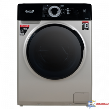 Lave Linge Frontale BRANDT BAM102QVSBL 10.5 Kg - Silver