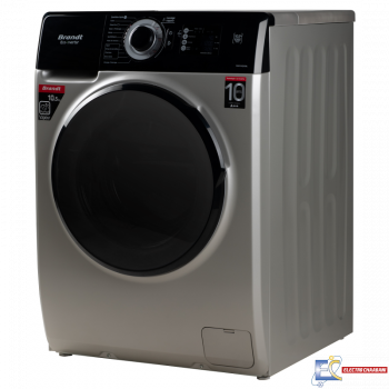 Lave Linge Frontale BRANDT BAM102QVSBL 10.5 Kg - Silver