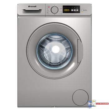 Lave Linge Frontale BRANDT BLF842S 8kg 1400 Trs - Silver