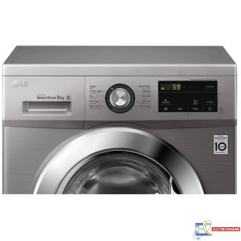 Lave linge Frontale LG FH2J3TNG5P 8Kg - DIRECT DRIVE - SILVER