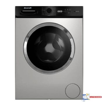 Lave Linge Frontal Inverter BRANDT BLF942QSBL 9kg - Silver