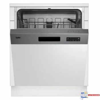 Lave Vaisselle Semi Encastrable BEKO BDSN153E3X 13 Couverts - Inox