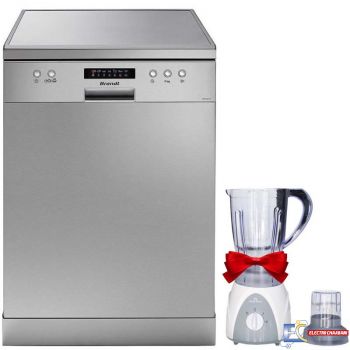 Lave Vaisselle BRANDT DFH136TX 13 Couverts - Inox + Blender Galaxy Offert